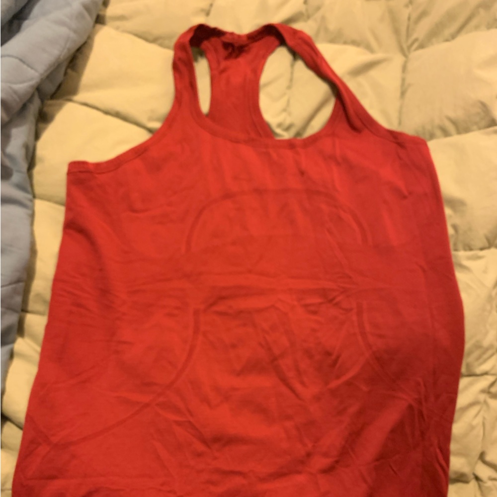 Rich RED lululemon tank top - size 12